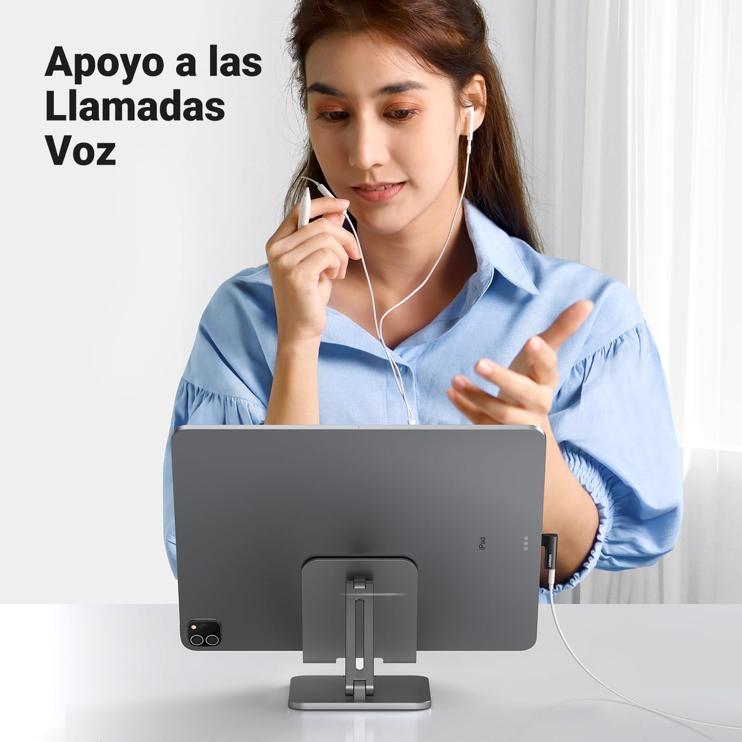 Adaptador USB C a Jack 3.5mm UGREEN Negro con DAC Chip para Auriculares