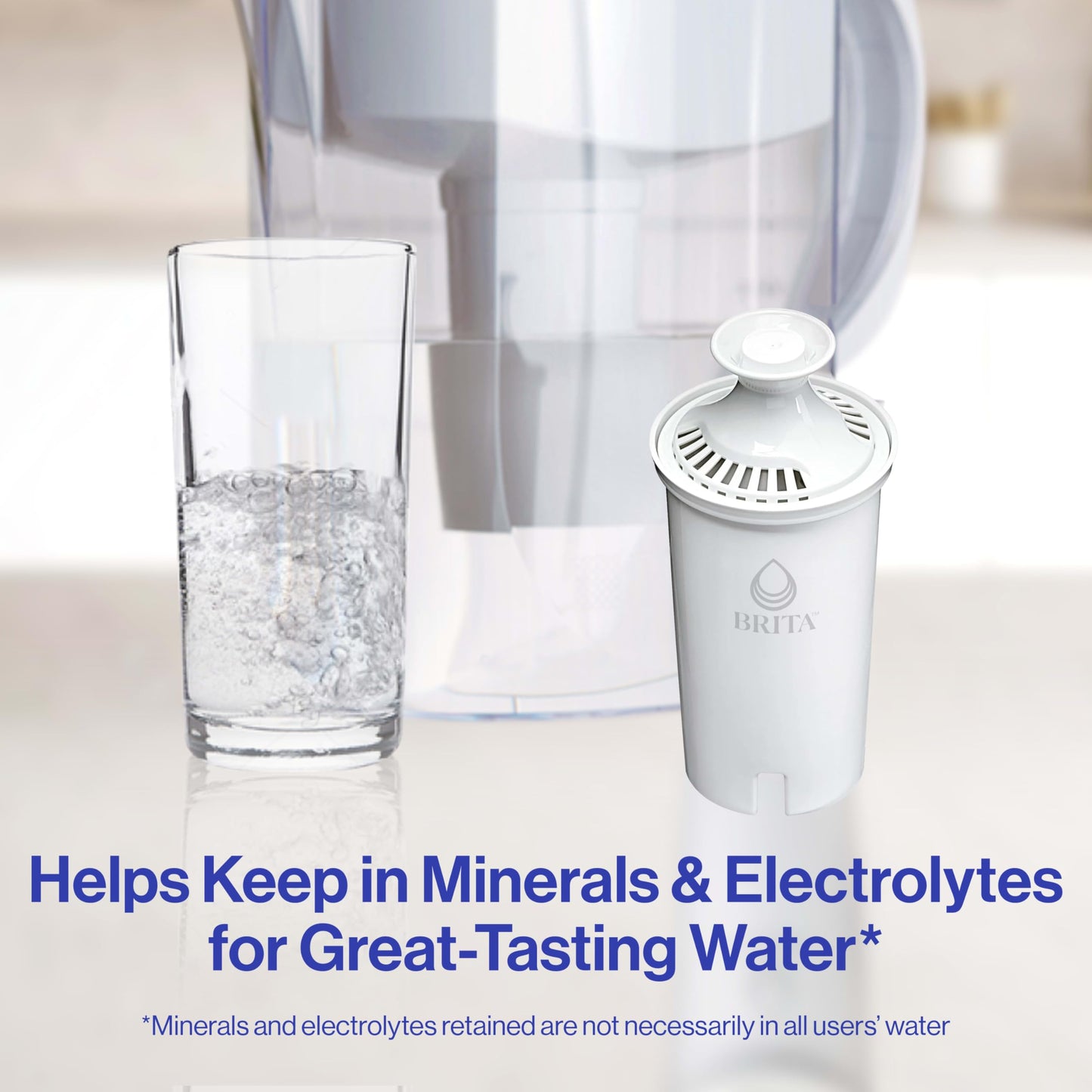 Brita Reemplazo filtros de agua para jarras, paquete de 8