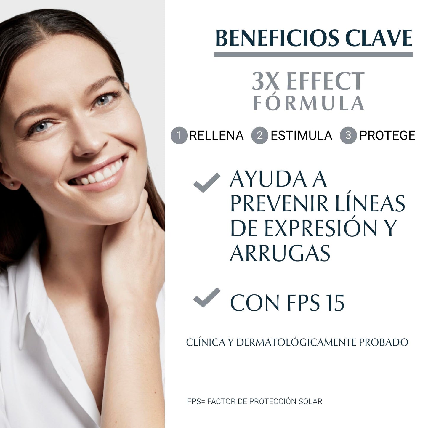 Eucerin Eucerin Hyaluron-filler Ojos Fps 15+ 15ml, color, 15 ml, pack of/paquete de