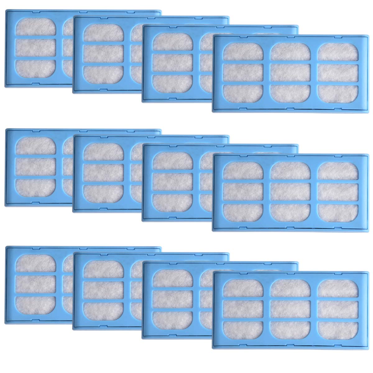 Filtro de fuente de agua para gatos, paquete de 12 compatibles con cartuchos de repuesto para mascotas Cat Dog Mate
