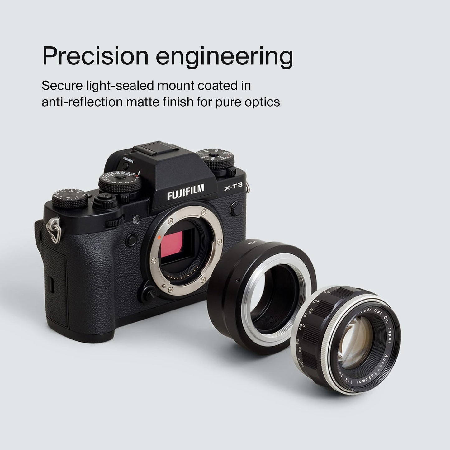 Urth - Adaptador de Objetivo Compatible con Objetivos M42 y cuerpos de cбmara Fujifilm X