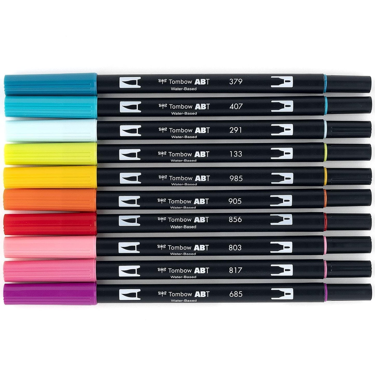 Marcadores Artísticos Doble Pincel Tombow Tropical Brillantes paquete de 10