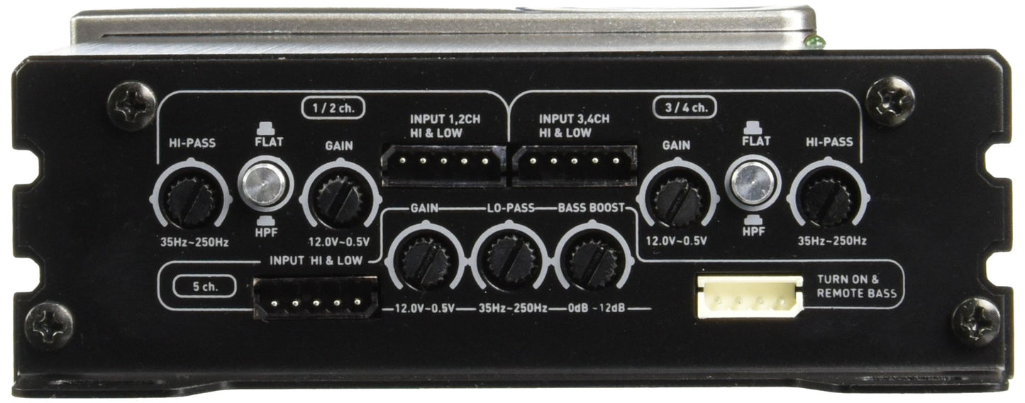 Amplificador Soundstream Digital Clase D Negro 5 Canales 640 W Car Audio
