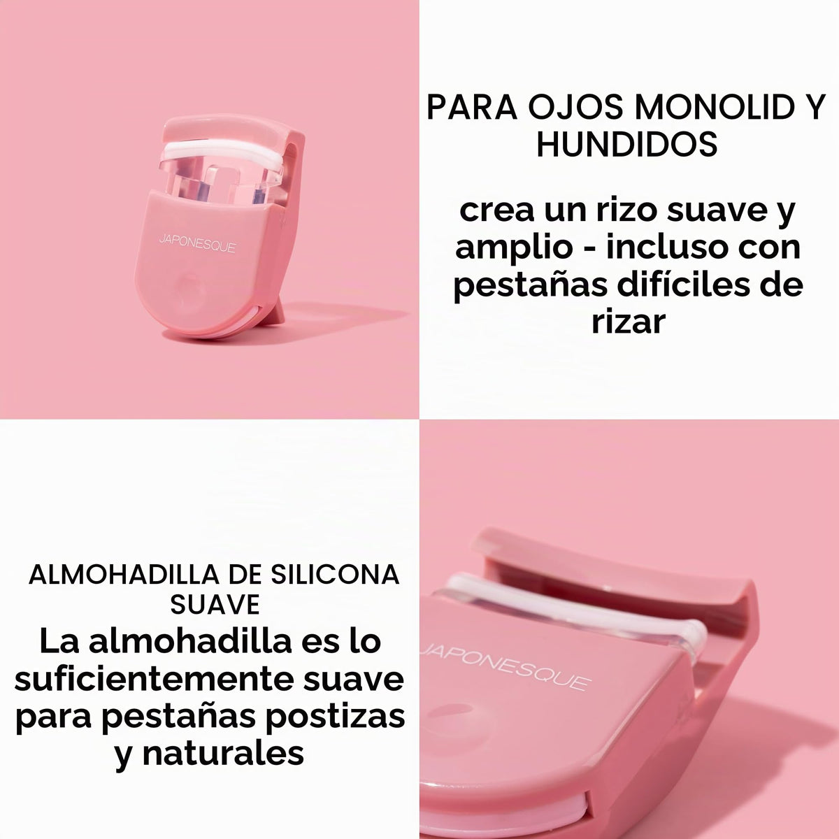Japonesque Go Curl Eyelash Curler, Pink