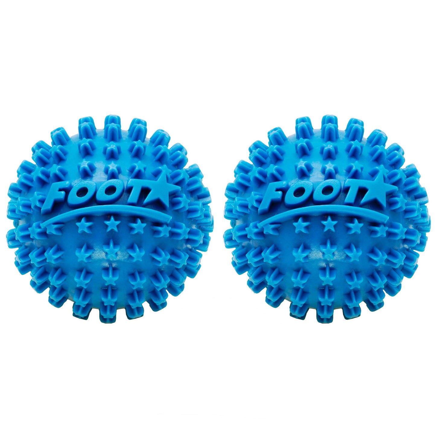 Foot Star Bolas de Masaje Para Pies (Azul Paquetes de 2), Masajeador de Pies y Rodillo de Fascitis Plantar, Bolas Para Aliviar el Estrés del Pie
