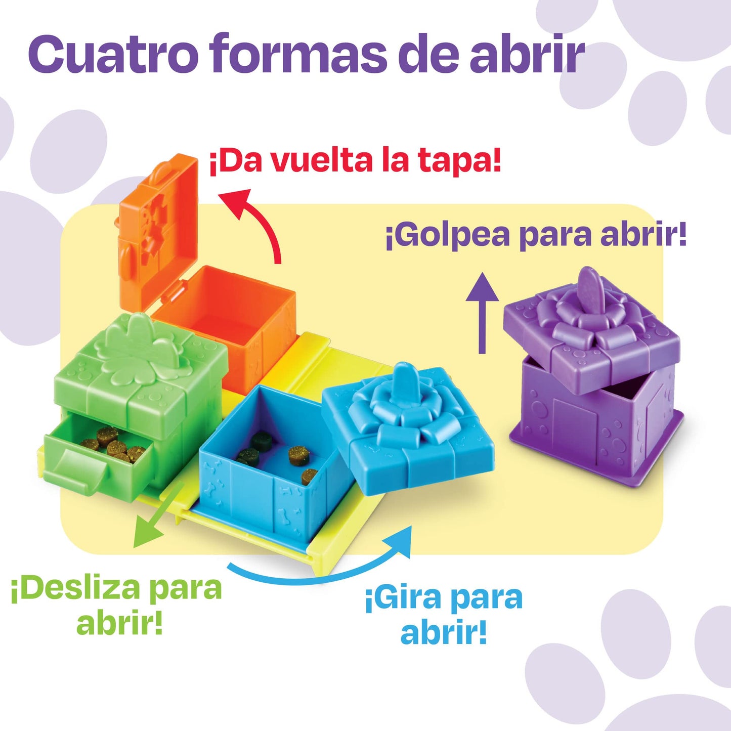 BRIGHTKINS Fiesta Sorpresa Rompecabezas de Tratamiento para Perro