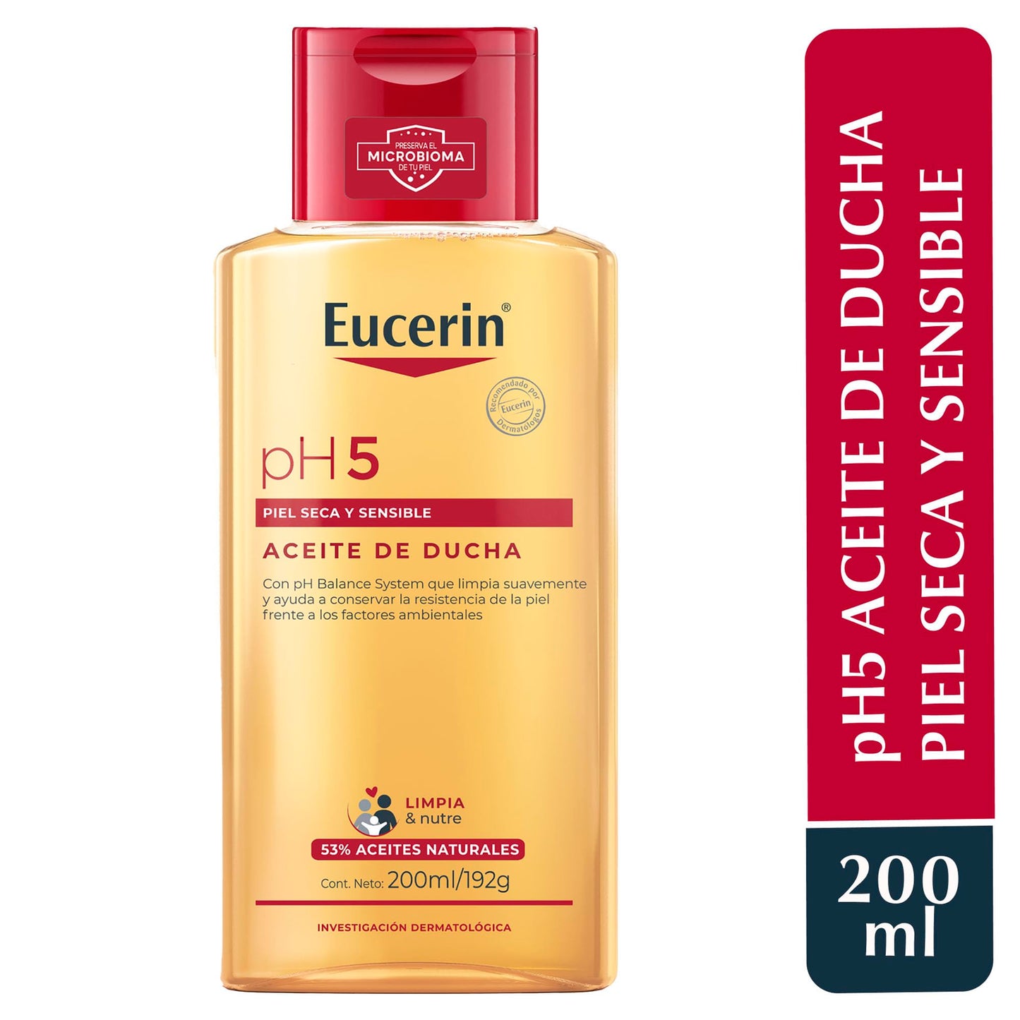 Eucerin Ph5 Aceite de Ducha para Piel Sensible o Seca, 200 ml