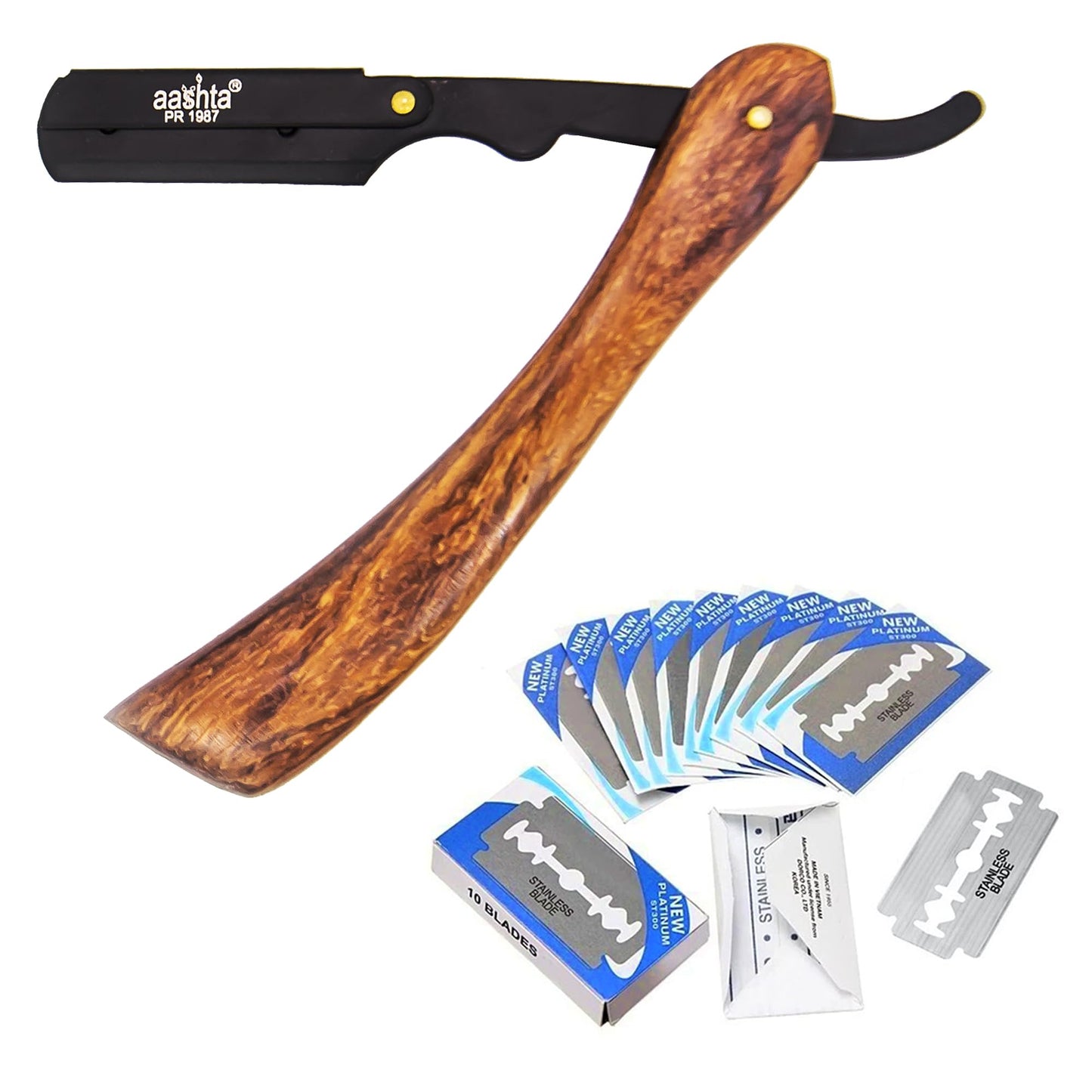 Porta Navaja para Barbero Razurar Barba Peluquero afeitar aashta