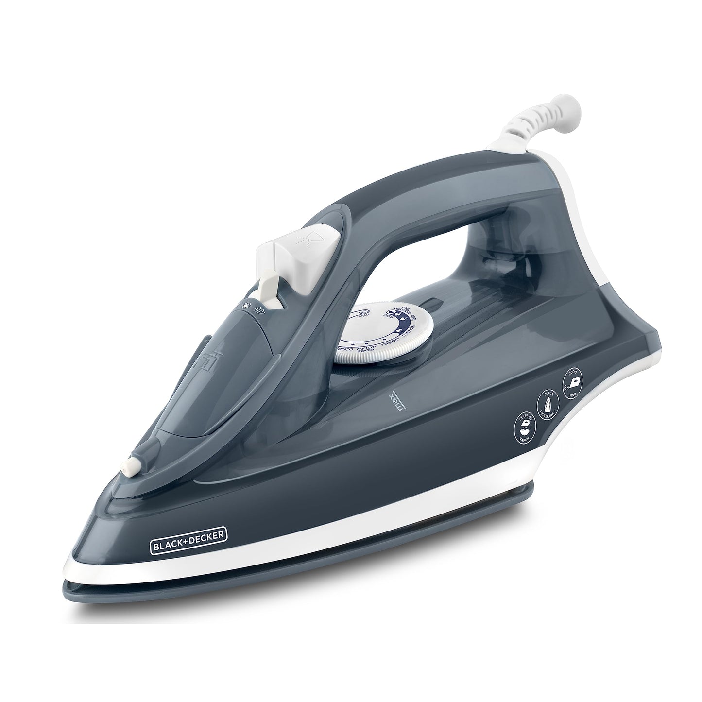Plancha de Vapor Black + Decker TrueGlide gris Antiadherente