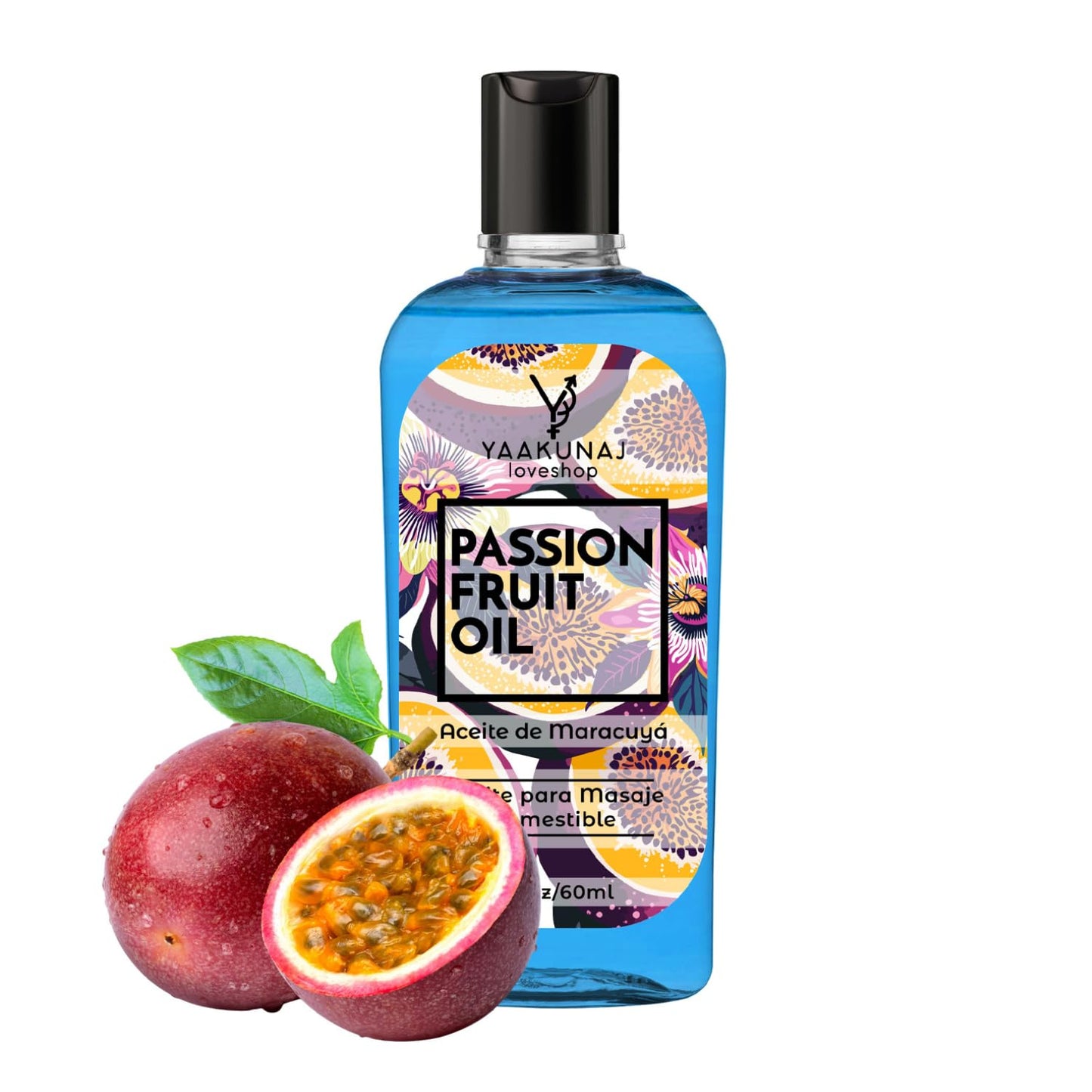 Aceite Para Masajes YAAKUNAJ Sabor Passion Fruit