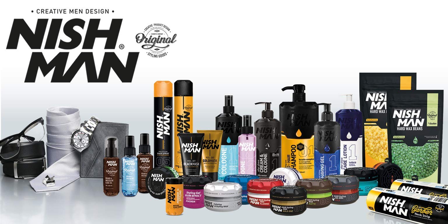 Nishman Hair Styling Series (P5+ Powder Wax Ultra Hold, 20 gr)