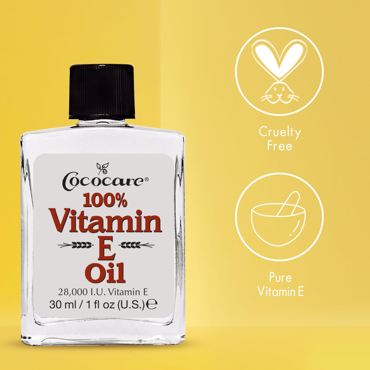 Cococare 100% Vitamin E Oil, 1 Ounce