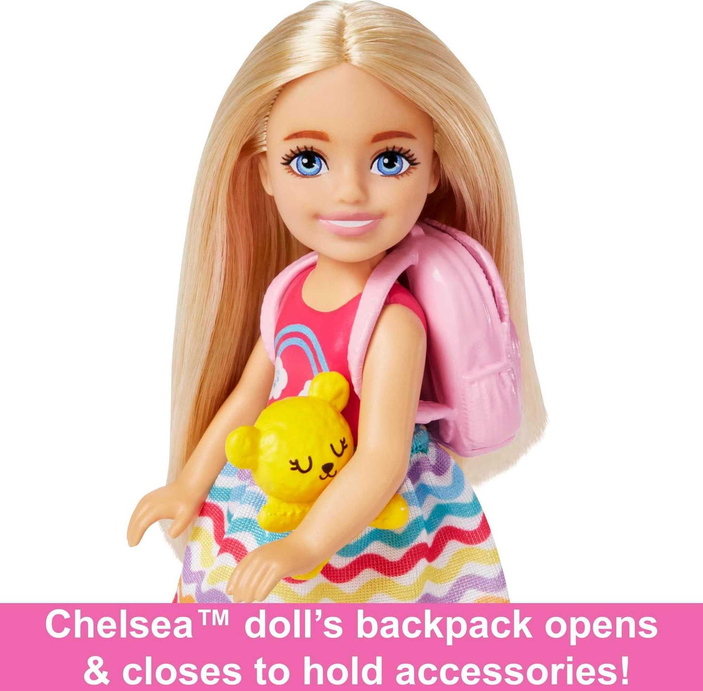 Barbie Muñeca Chelsea Viajera con más de 5 Accesorios para niñas de 3 años en adelante