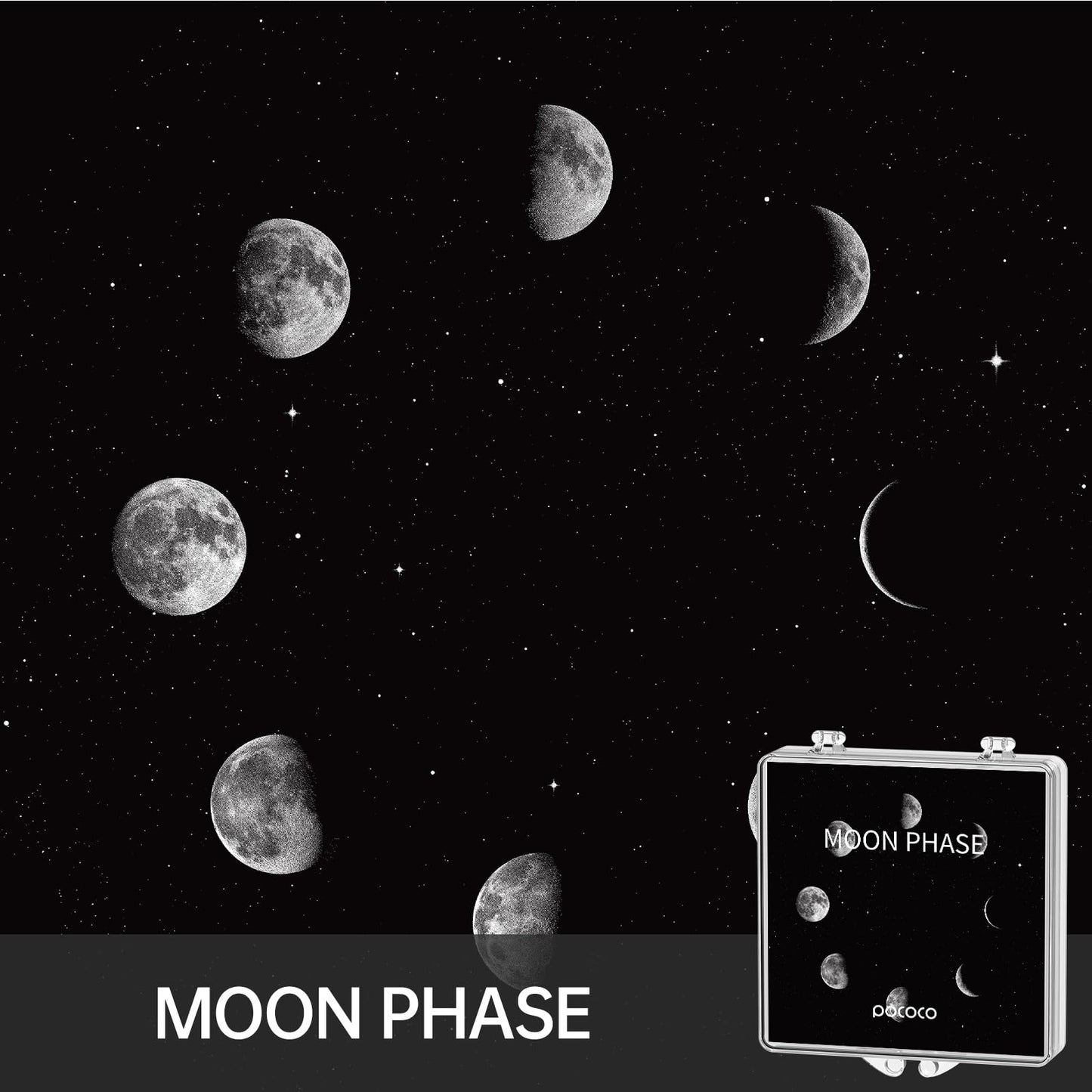 Luna y Estrellas: Discos para POCOCO Proyector Galaxy, 5K Ultra HD, Litografía de Semiconductores (6 Discos)