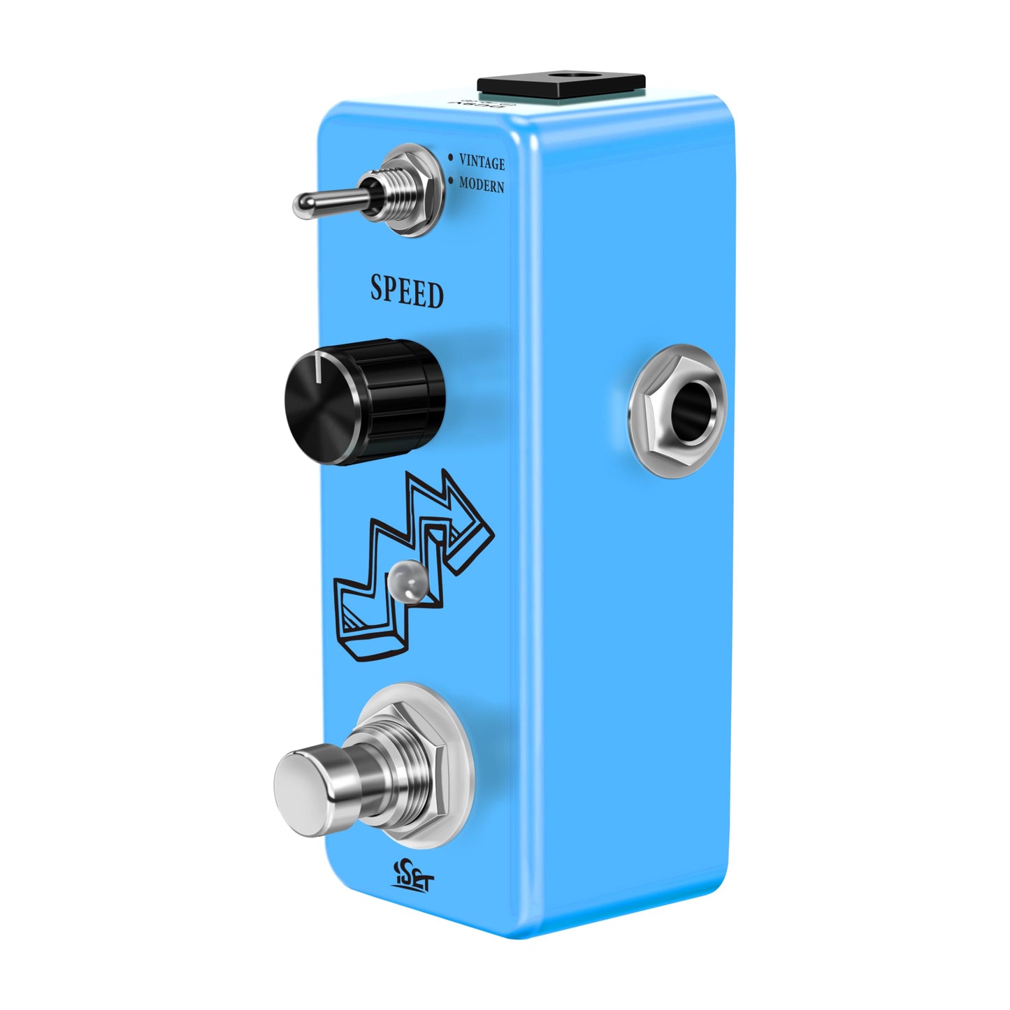 ISET Pedal de guitarra analógica Phaser para bajo de guitarra eléctrica True Bypass