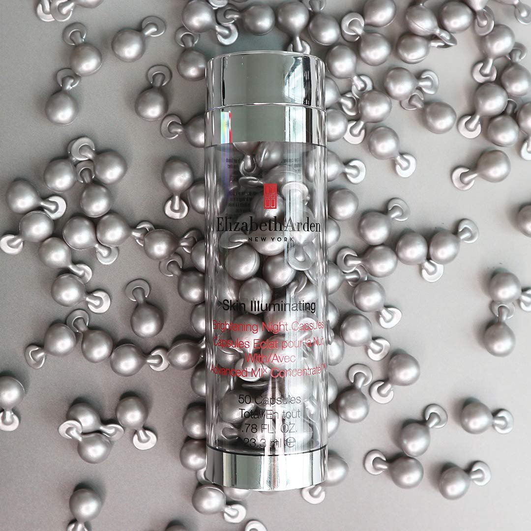 Elizabeth Arden Skin Illuminating Brightening Night Capsules With Advanced Mi Concentrate, 50 Caps