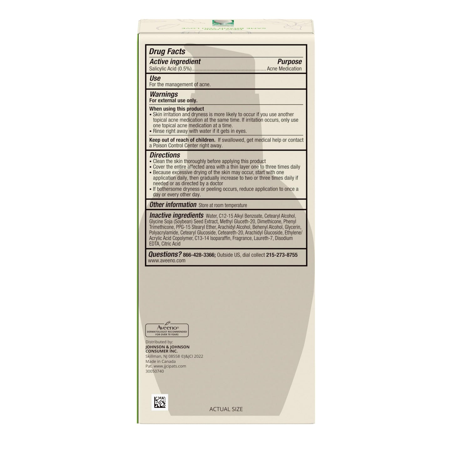Aveeno Clear Complexion Daily Moisturizer, 4 Ounce