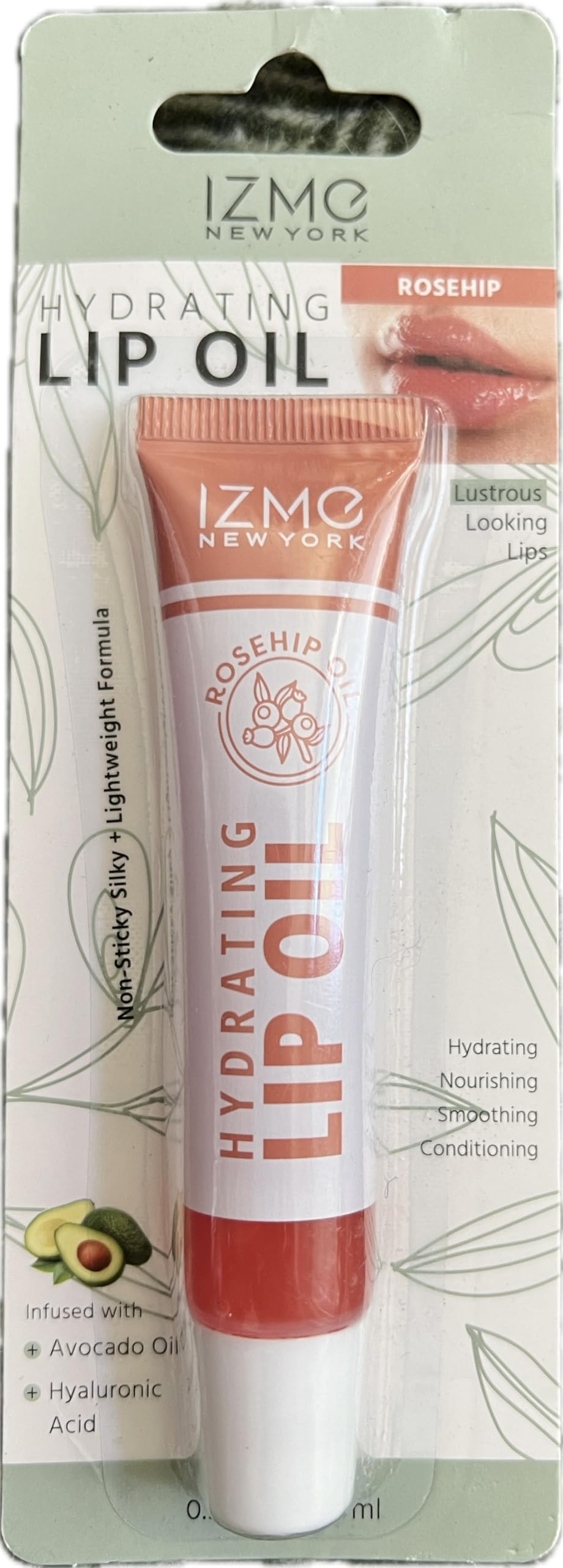 Aceite para labios (rosa mosqueta), 0,51 onzas líquidas (paquete de 1)