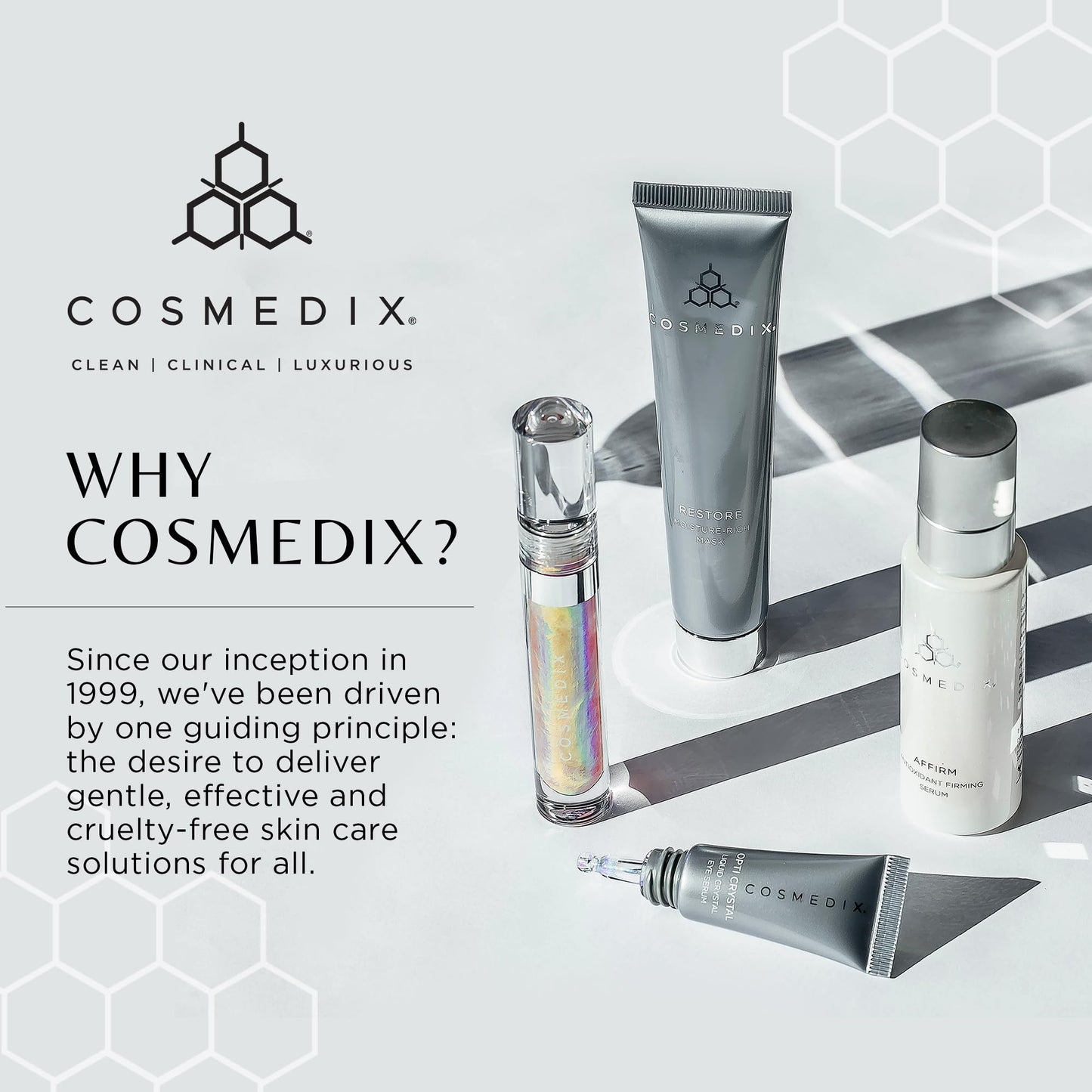 COSMEDIX Lumi Crystal Liquid Crystal Lip Hydrator, .14 Fl. Oz.