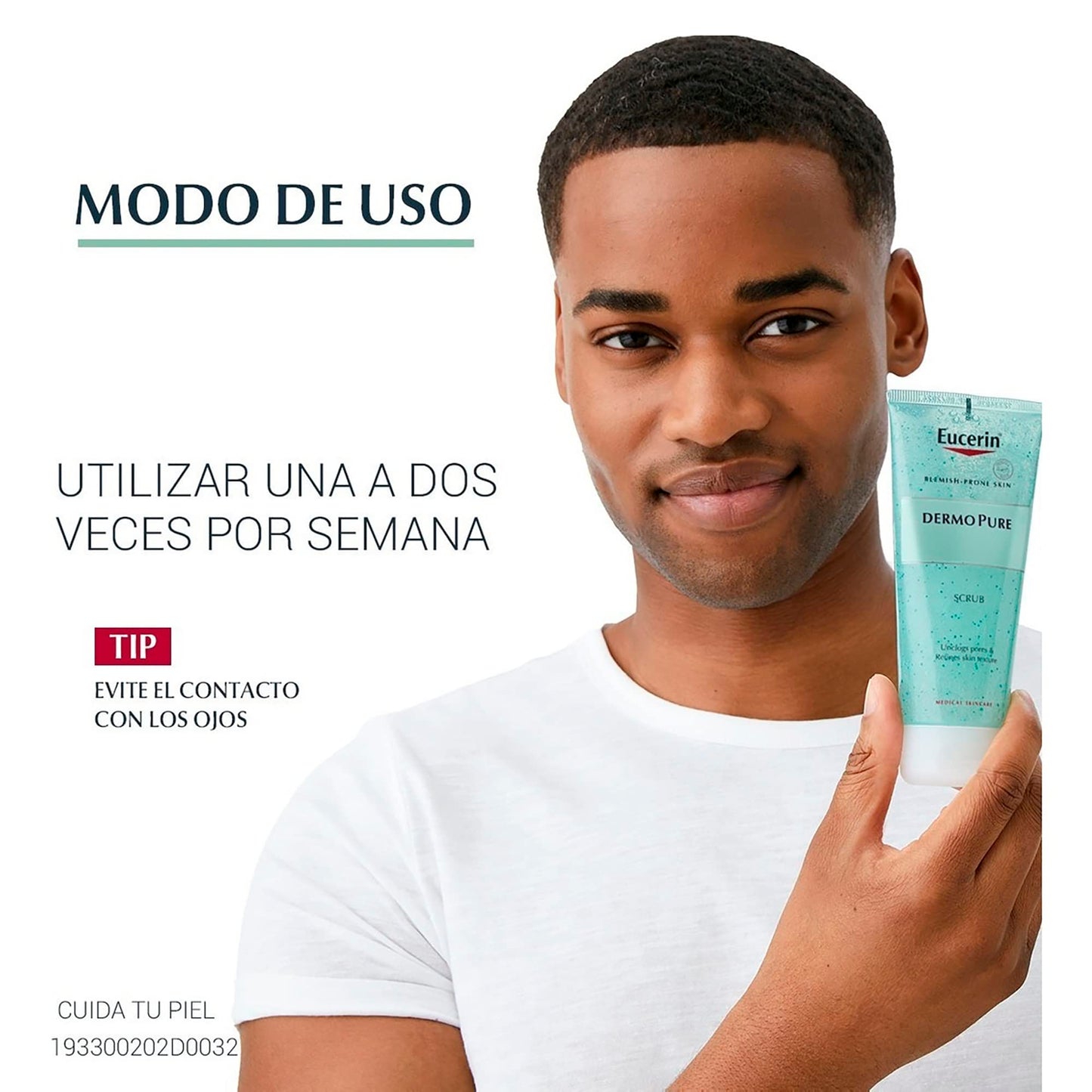 Eucerin Exfoliante facial piel grasa imperfecciones 100ml + Gel limpiador facial piel grasa imperfecciones, 400ml