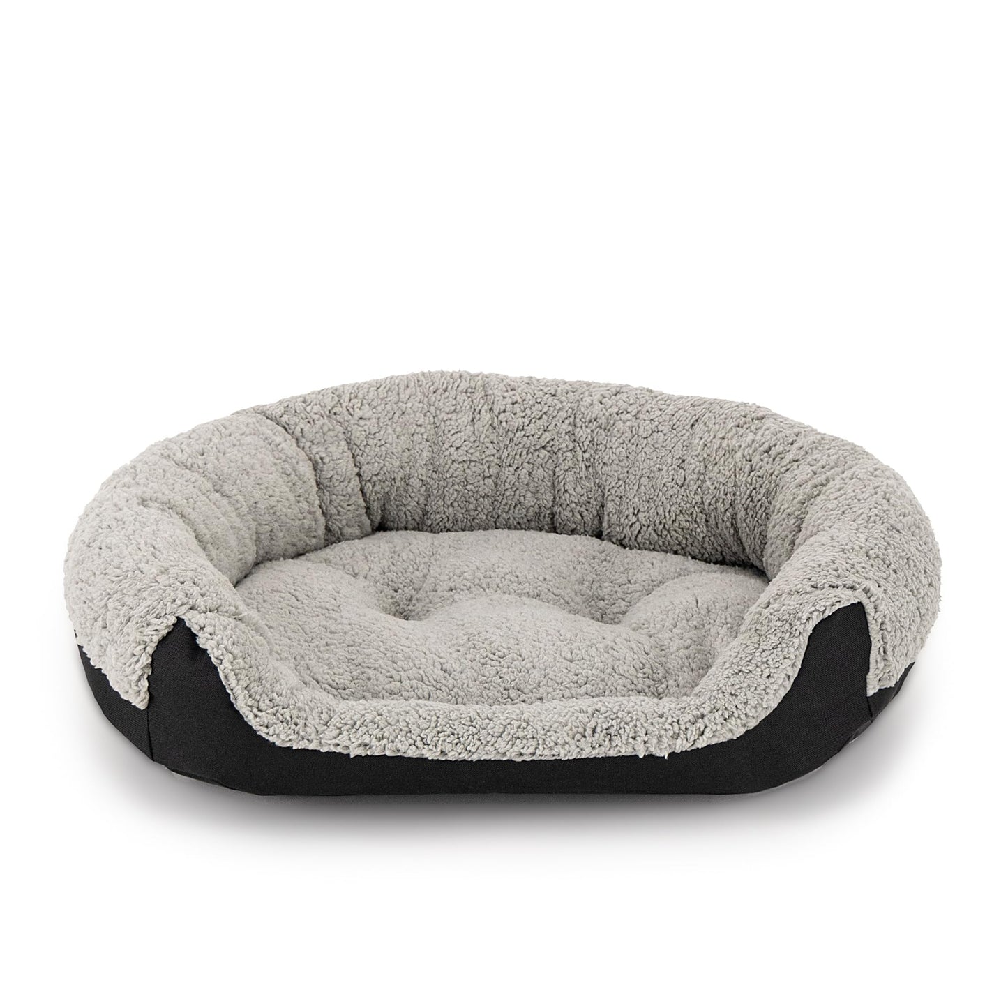 Cama para Perro Hills Negra con Forro Acolchonado Medium