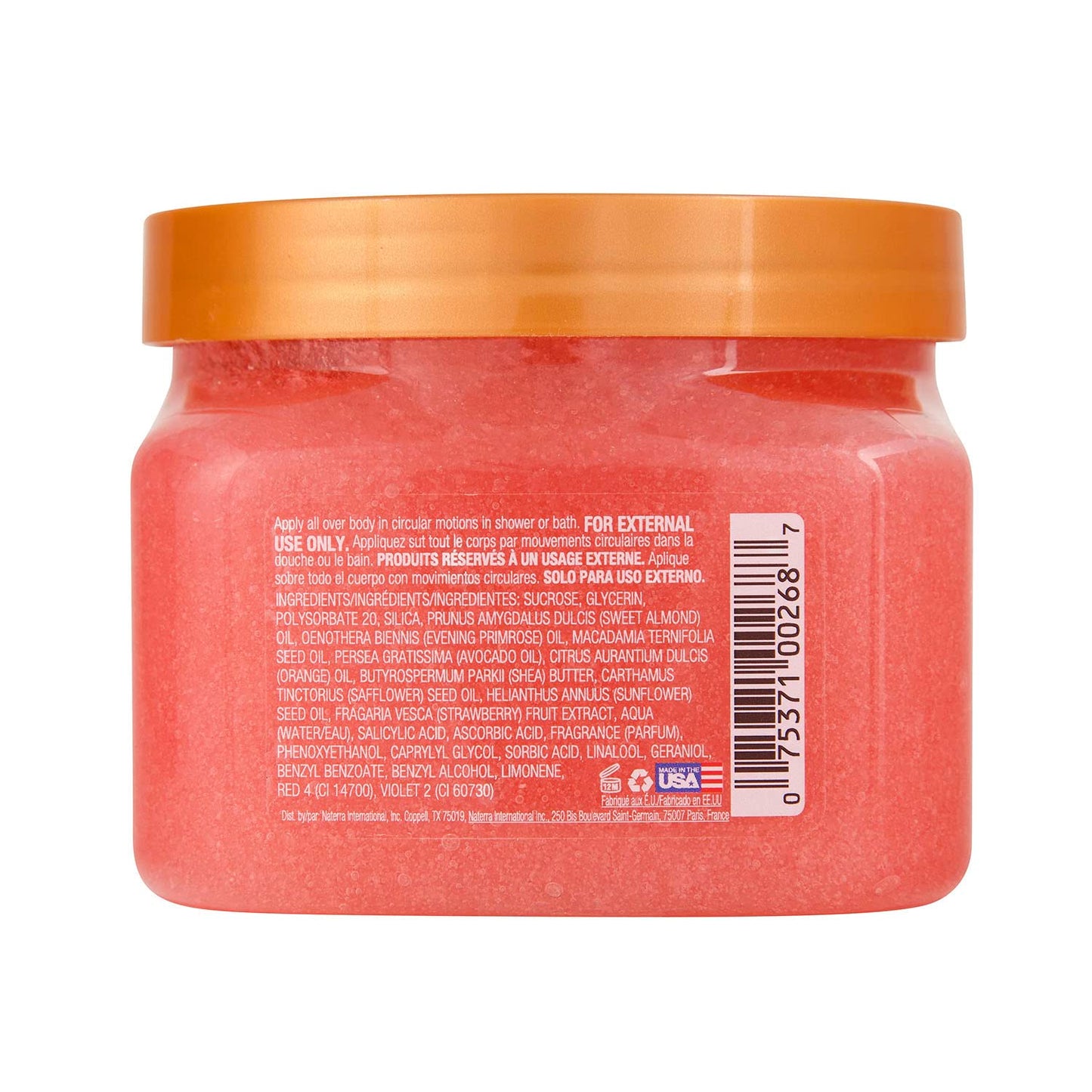 TREE HUT, Strawberry Shea Sugar Scrub, Exfoliante Corporal de Azúcar Natural, con Manteca de Karité y Fresa, Fórmula Vegana, 510 g + TREE HUT, Watermelon Shea Sugar Scrub, Exfoliante 510 gramos