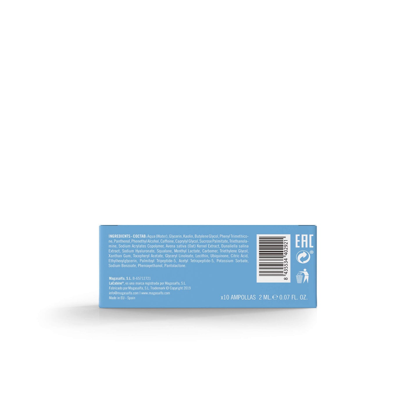 laCabine Caja de Ampolletas Faciales Eye Contour 10 X 2Ml