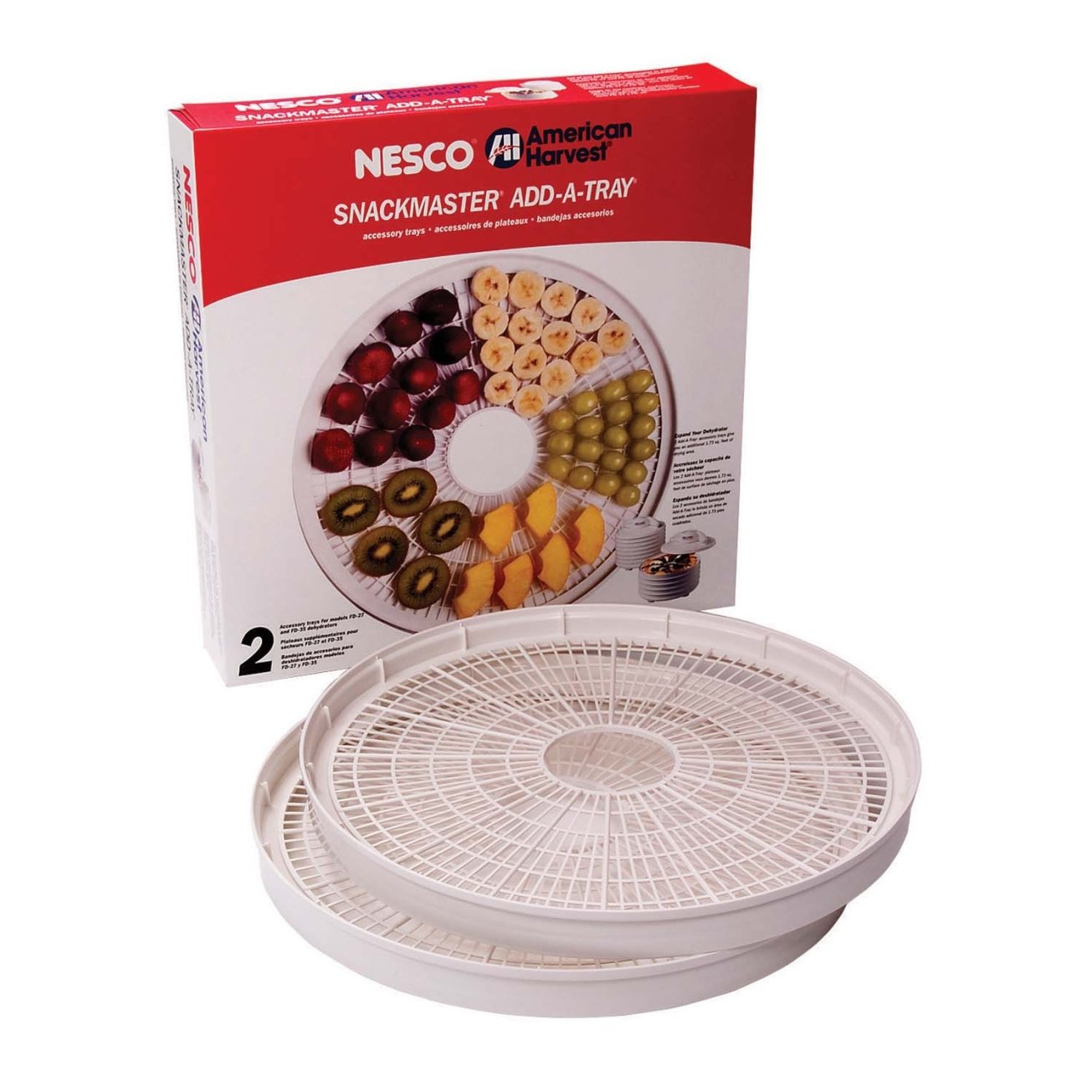 Charola para Deshidratador Nesco WT-2 American Harvest Blanca Compatibilidad FD-28JX y FD-35