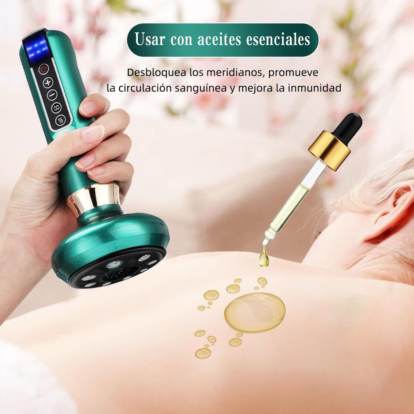 BMNXNNM Anti Cellulite Massager,Dexvon Masajeador Celulitis Original,Smoothglow Masajeador Anticelulítico,12 Niveles Removedoras de Grasa Eléctrica,con for Cintura,Brazos y Piernas