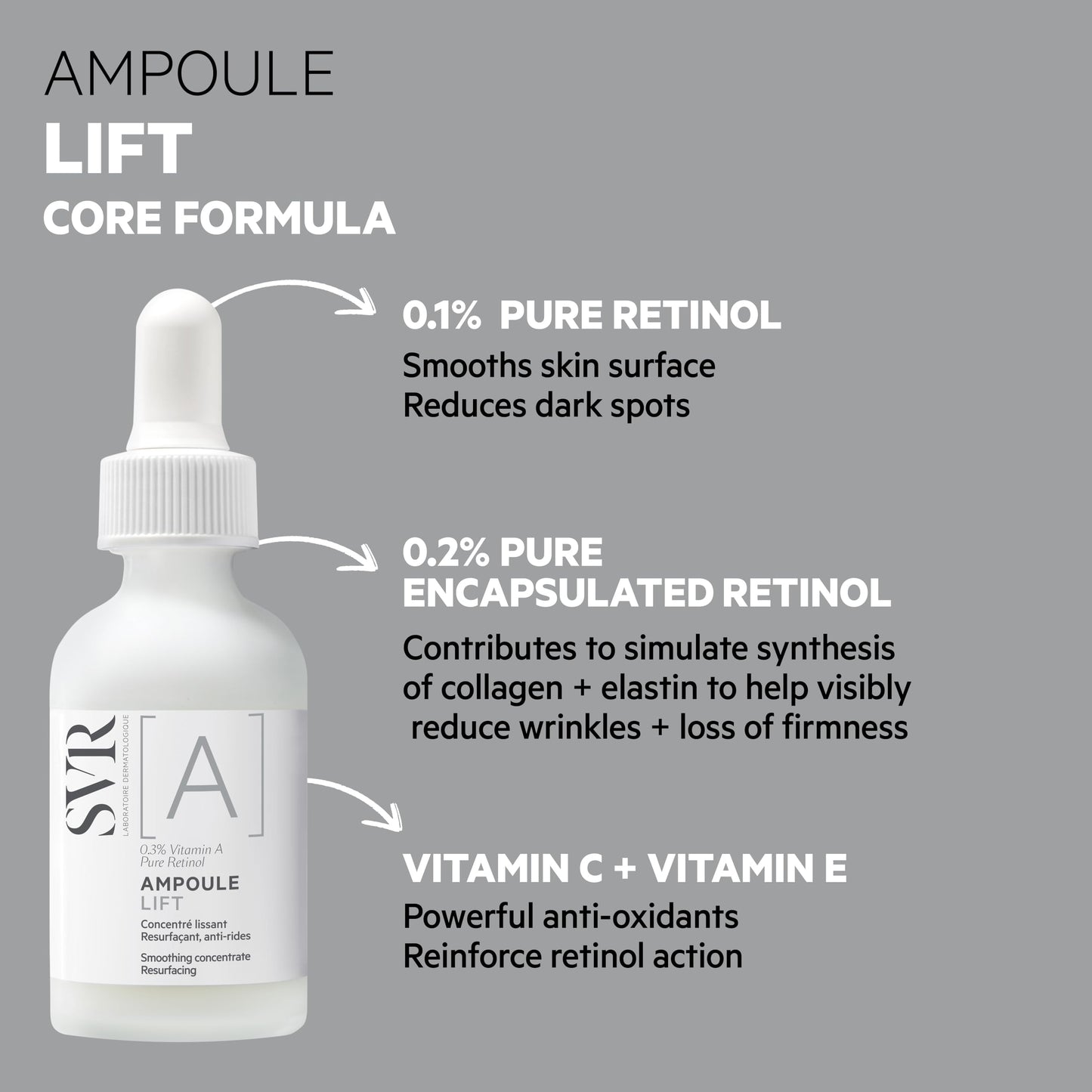 SVR Sérum Con Gotero Ampoule a Lift Vitamina A 30 ml