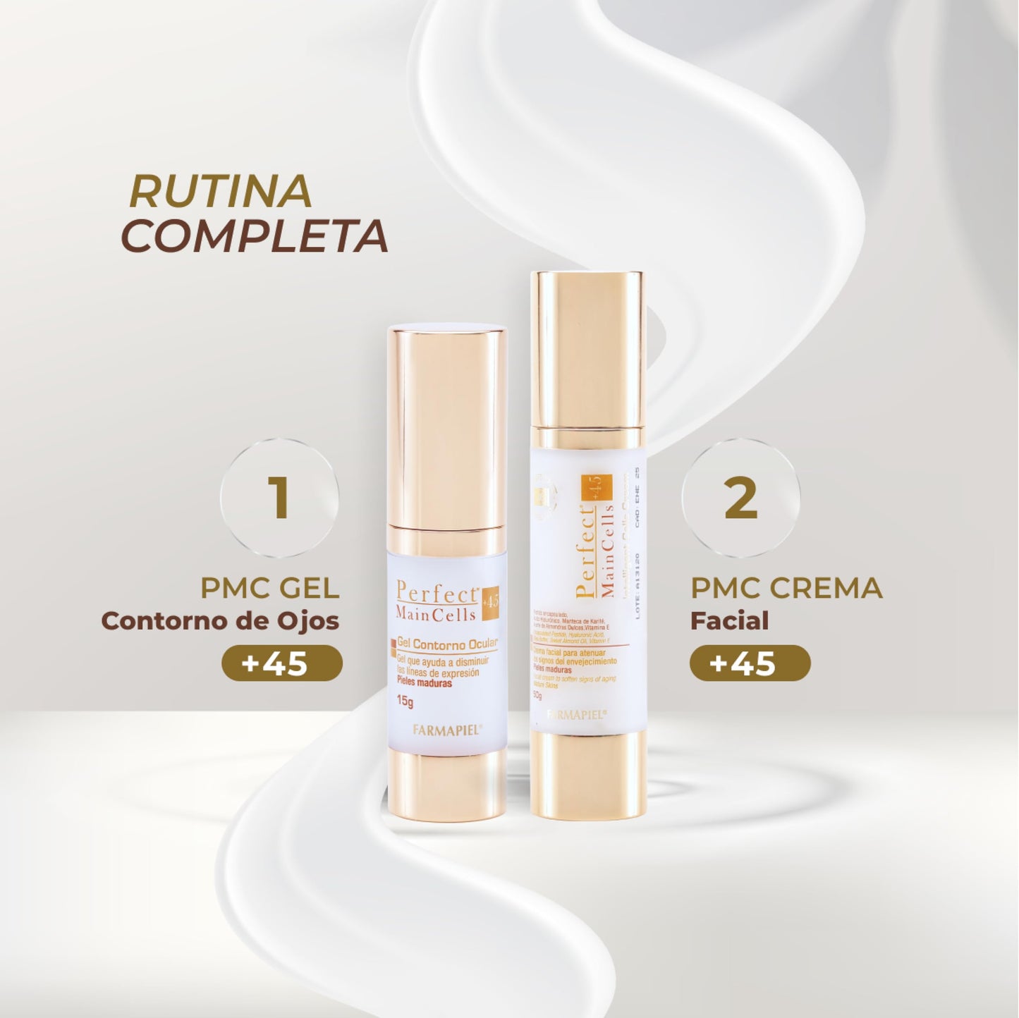 PMC Gel Contorno de Ojos Ácido Hialurónico 45+ 15 g