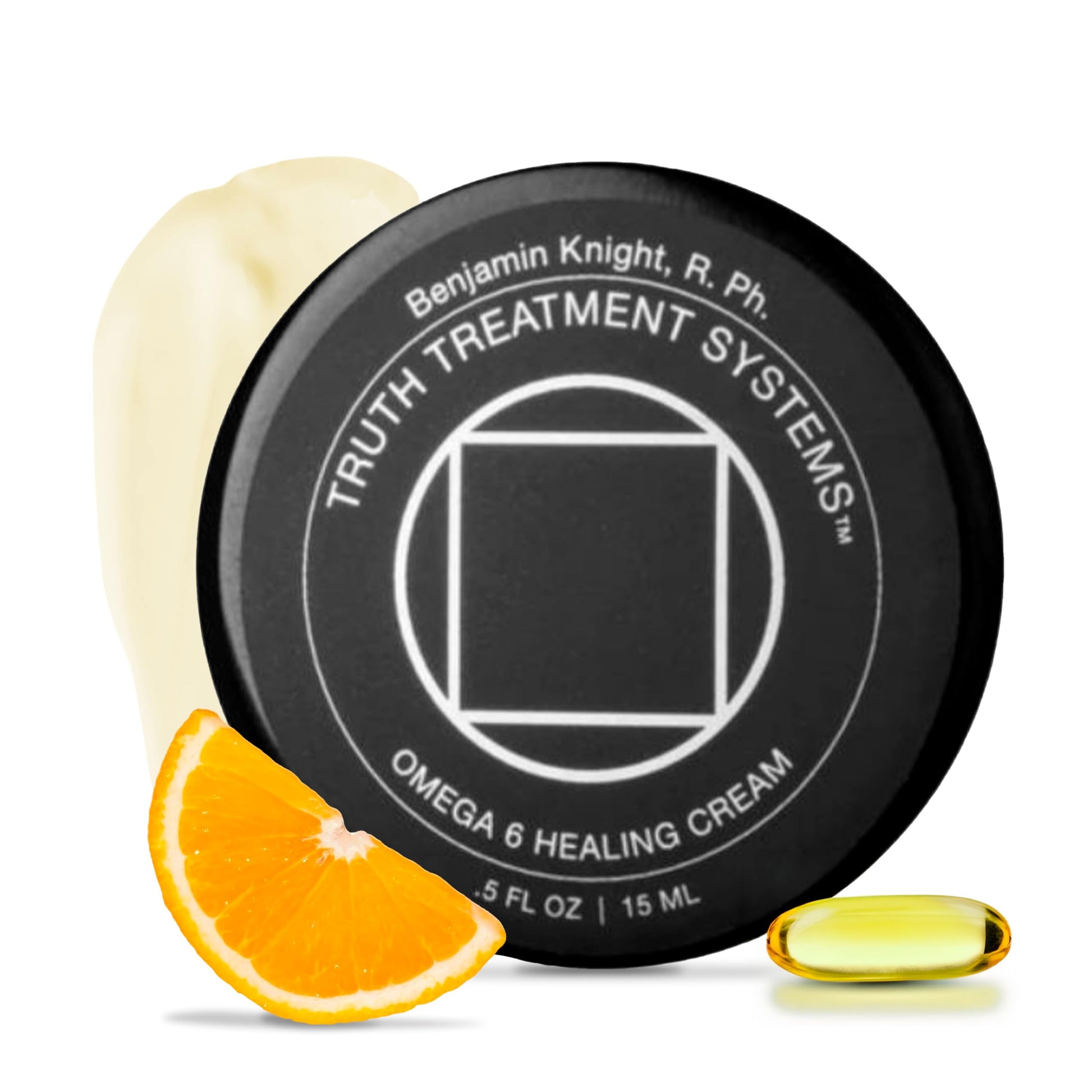 TRUTH TREATMENT | Omega 6 Healing Cream 15ml - Crema Hidratante con Omega 6 y Vitamina C | Hidratante Facial - Cuidado de la Piel Skincare