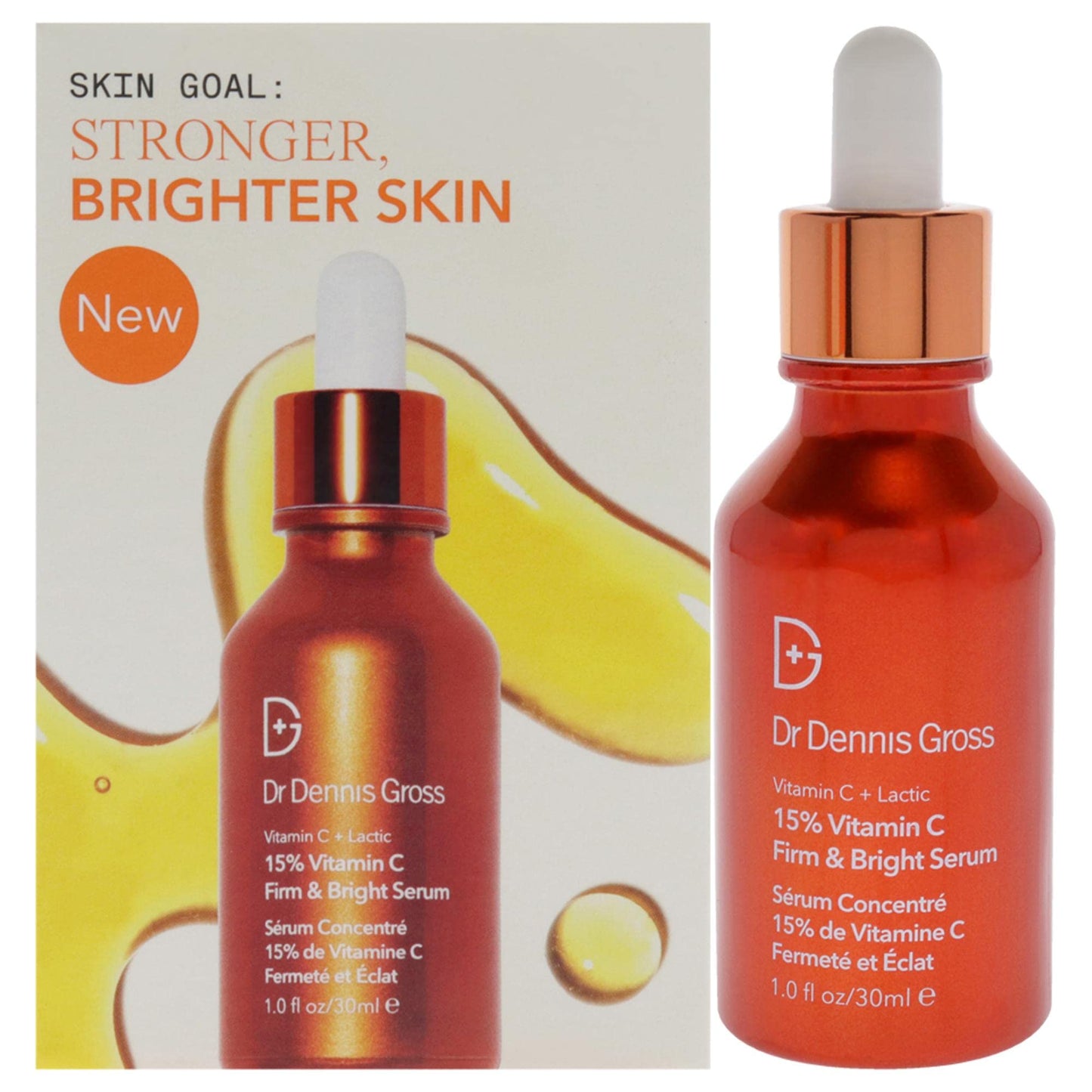 Dr. Dennis Gross Vitamin C Lactic 15 Precentage Vitamin C Firm and Bright Serum Unisex 1 oz