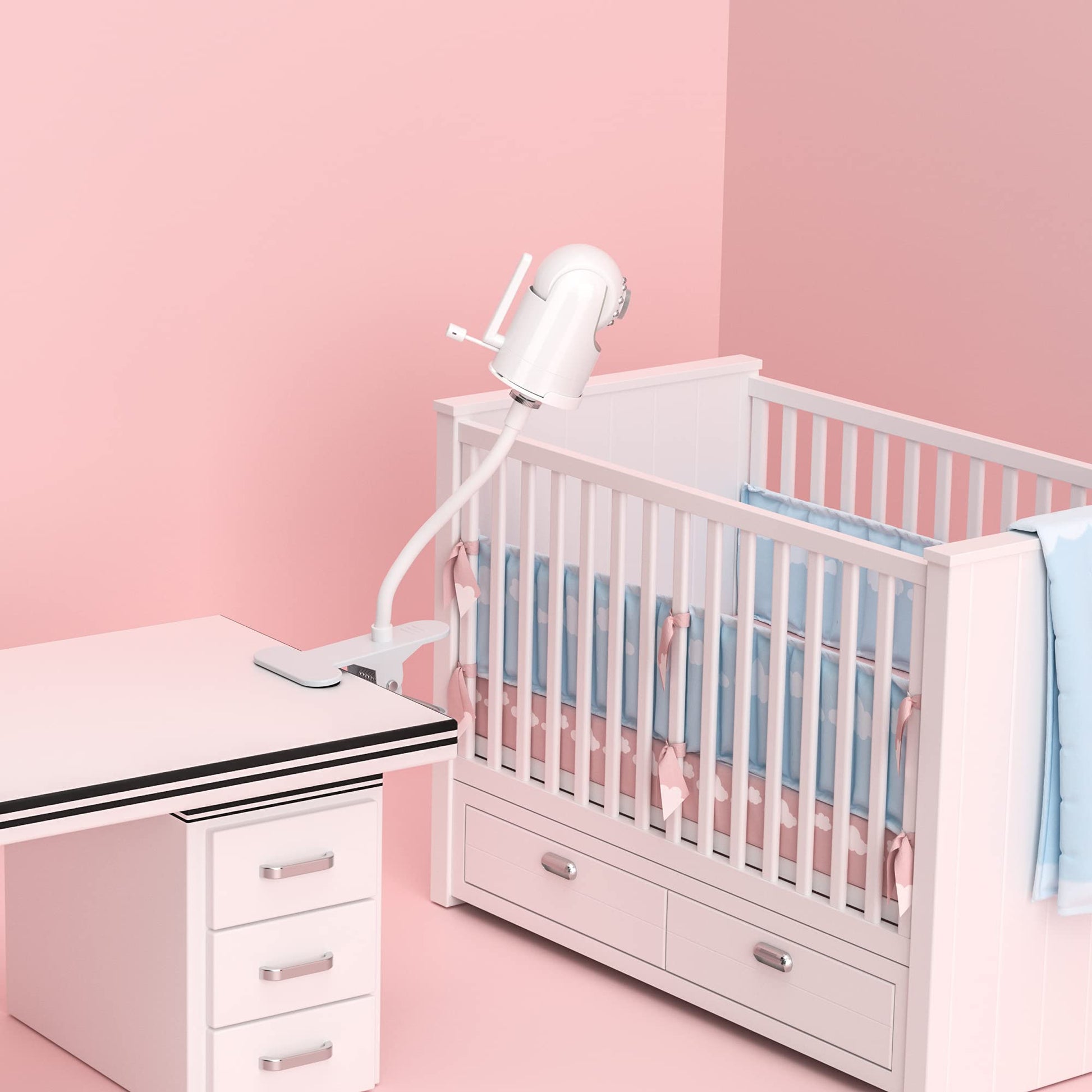 Soporte para Monitor de Bebé Compatible con Óptica Infantil DXR-8 y DXR-8 PRO