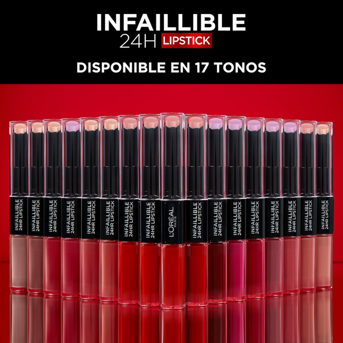 L´Oréal Paris Labial Líquido Infallible X3 24h 506 Red Infallible, 3.7ml