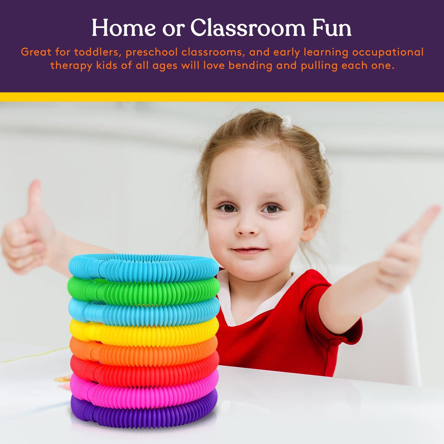 Juguete Tubos Divertidos Special Supplies Coloridos para Niños