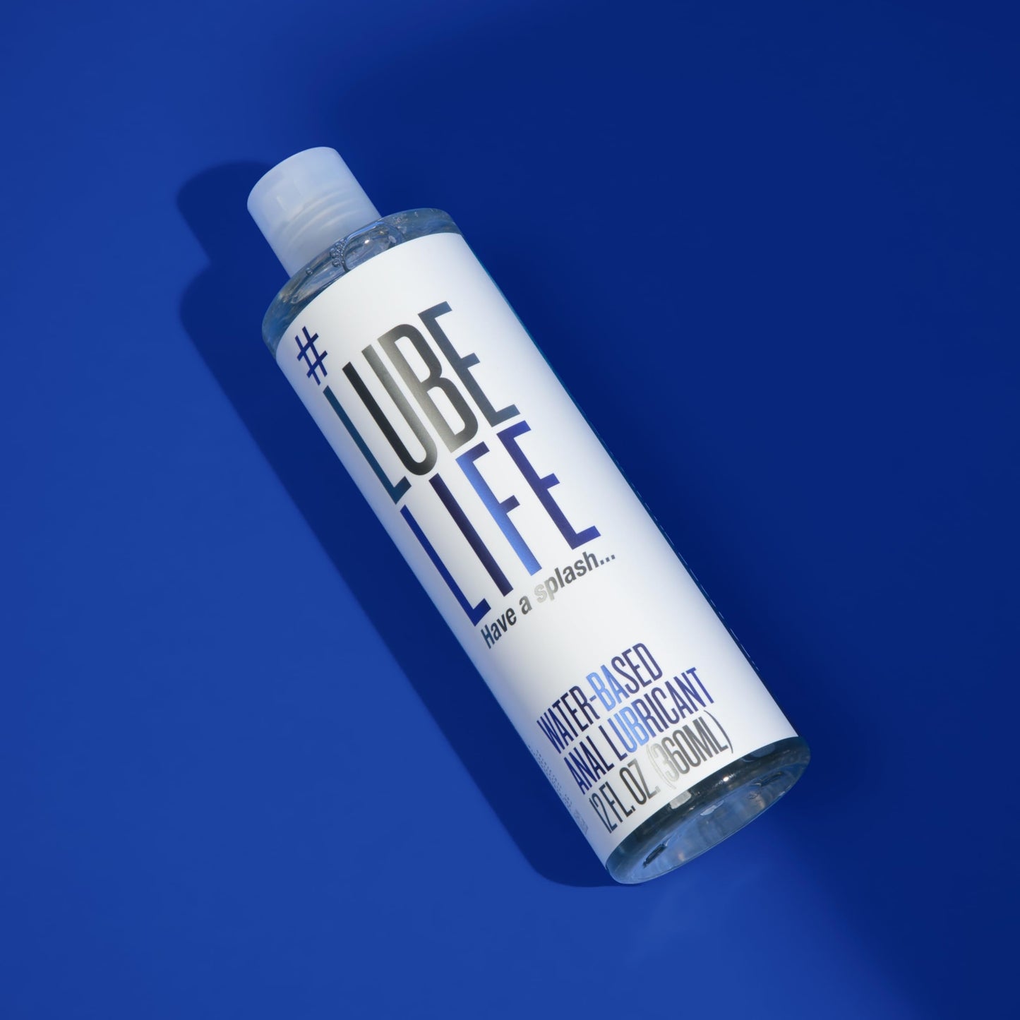 Lube Life Lubricante Anal a Base de Agua, 360 ml, Sin Parabenos ni Glicerina, Compatible con Condones