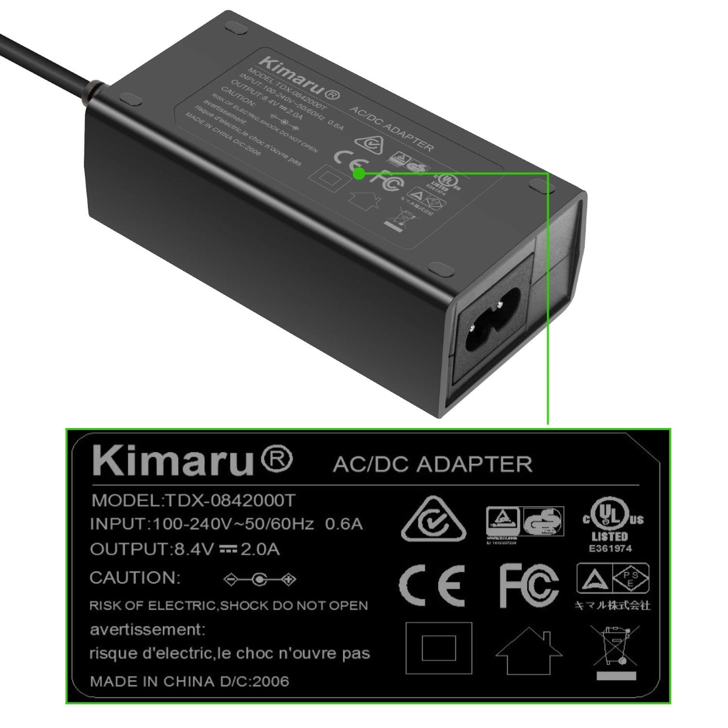 Kimaru DMW-DCC12 DC Coupler DMW-AC10 Adaptador de alimentación de CA DMW-BLF19 Kit de batería simulada para cámaras DMC-GH3 GH4 GH3K GH4K GH3A GH3H GH4H DC-GH5 GH5S GH5M G9 G9L.