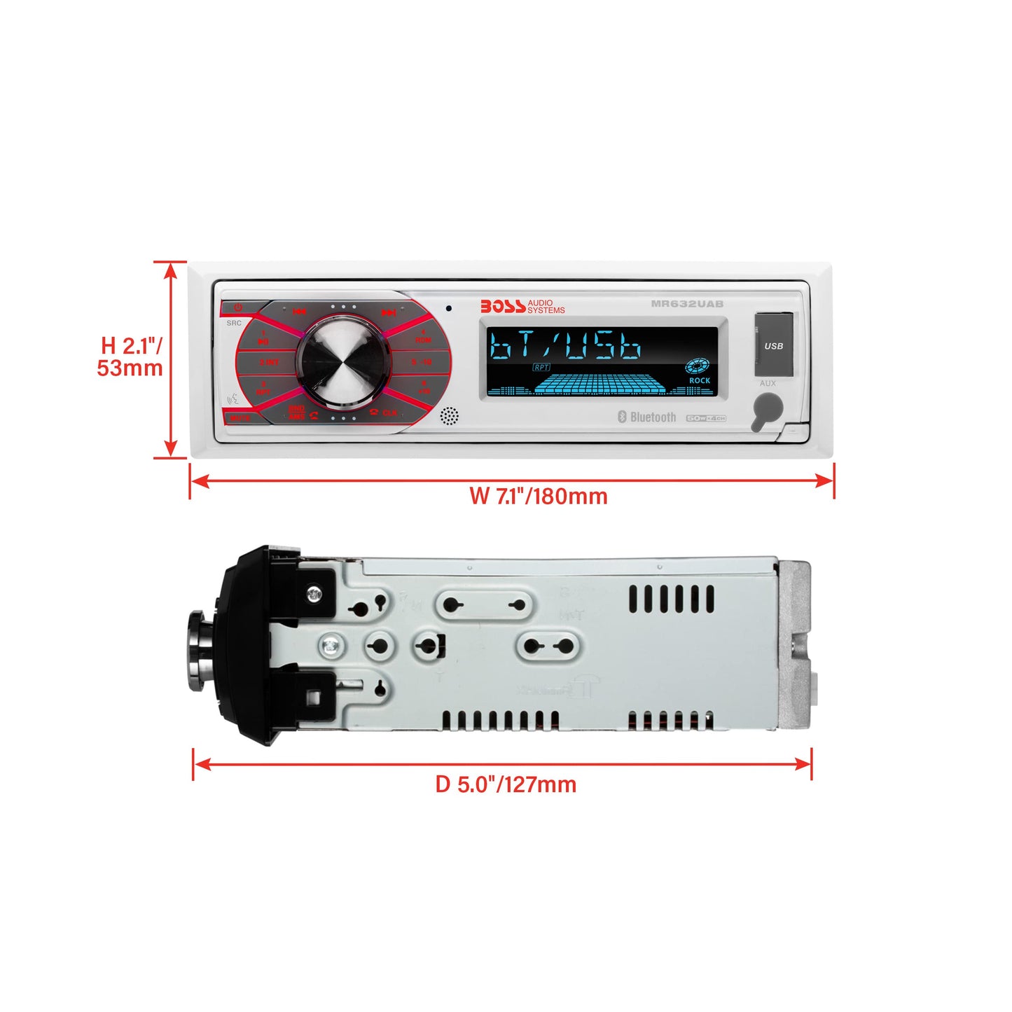 Boss Audio MR632UAB Marine Flash Audio Player