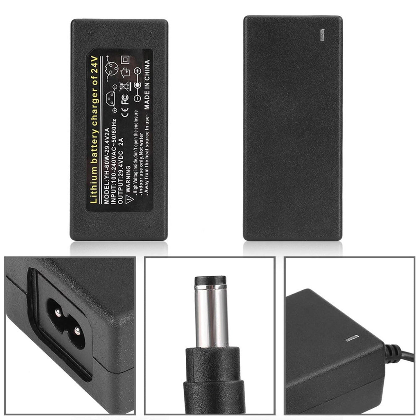 Adaptador de Fuente de Alimentación PUSOKEI Negro con Protección contra Sobrecorriente