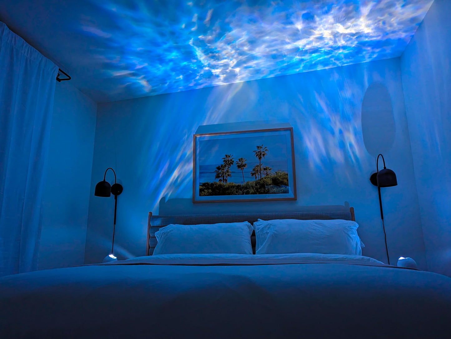 BlissLights Sky Lite Evolve - Proyector LED de galaxia, lámpara de nebulosa (solo nubes, no proyecta estrellas)