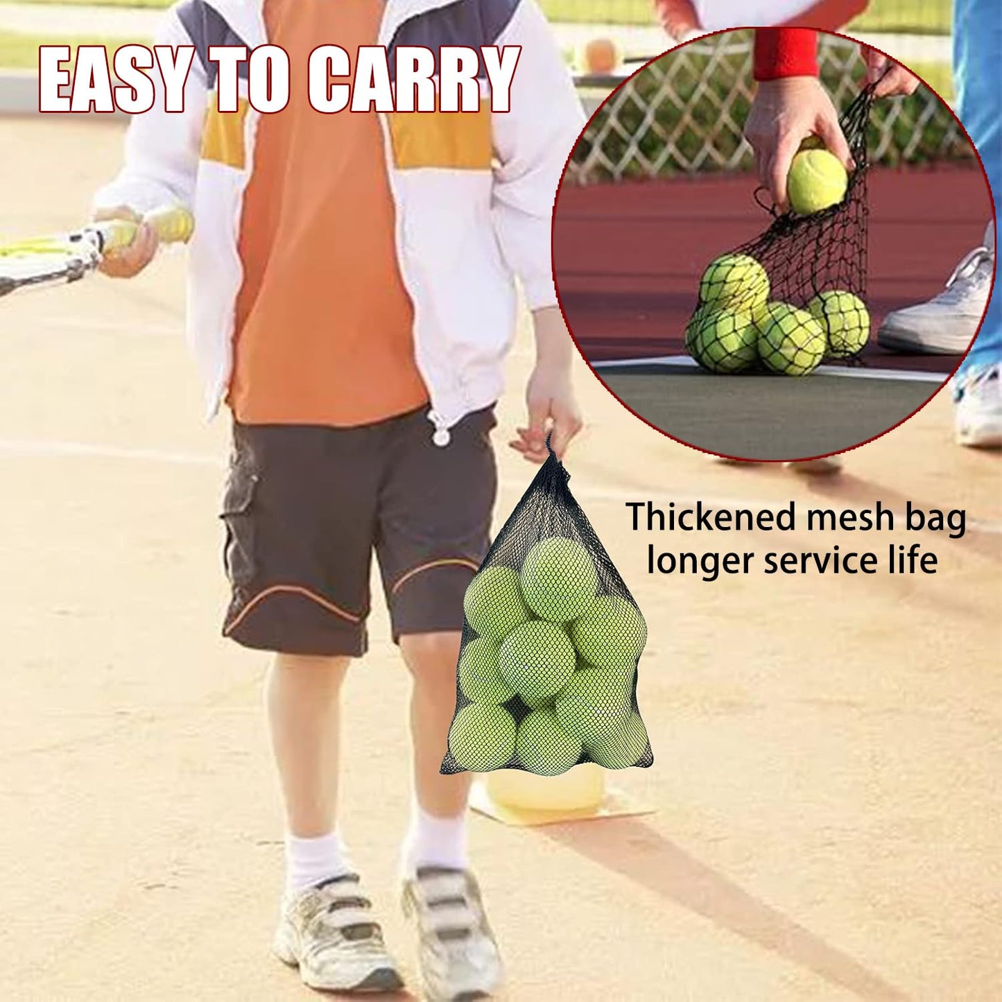 Magicorange - Pelotas de tenis, paquete de 12 pelotas de entrenamiento avanzadas, vienen con bolsa de malla para un fácil transporte, buenas para entrenamiento de principiantes