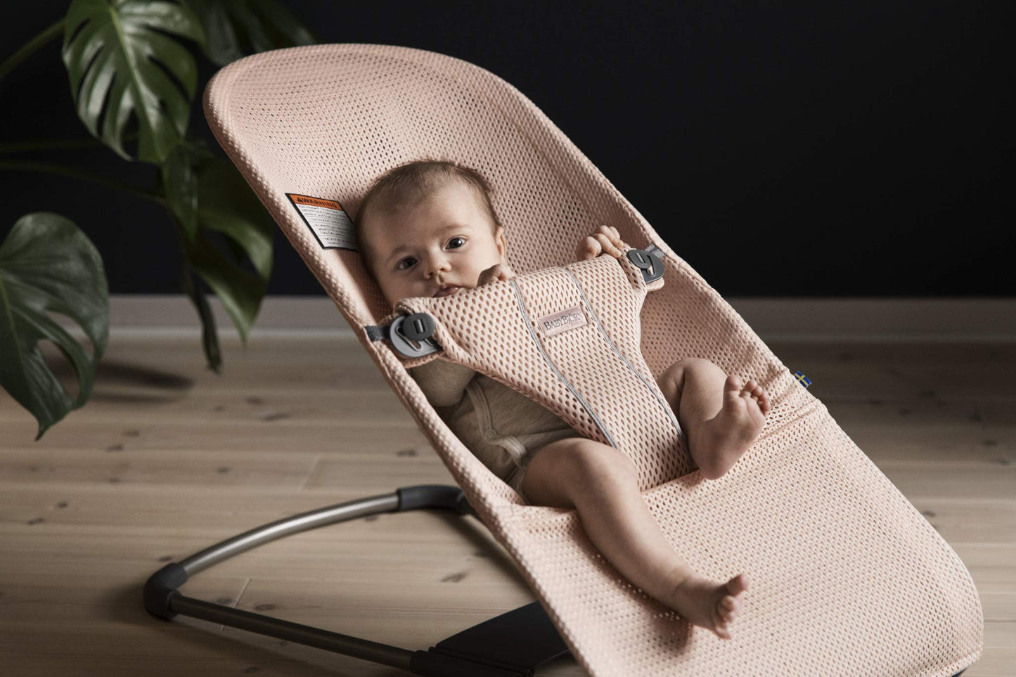 BABYBJORN Bouncer Bliss, Mesh, Pearly Pink