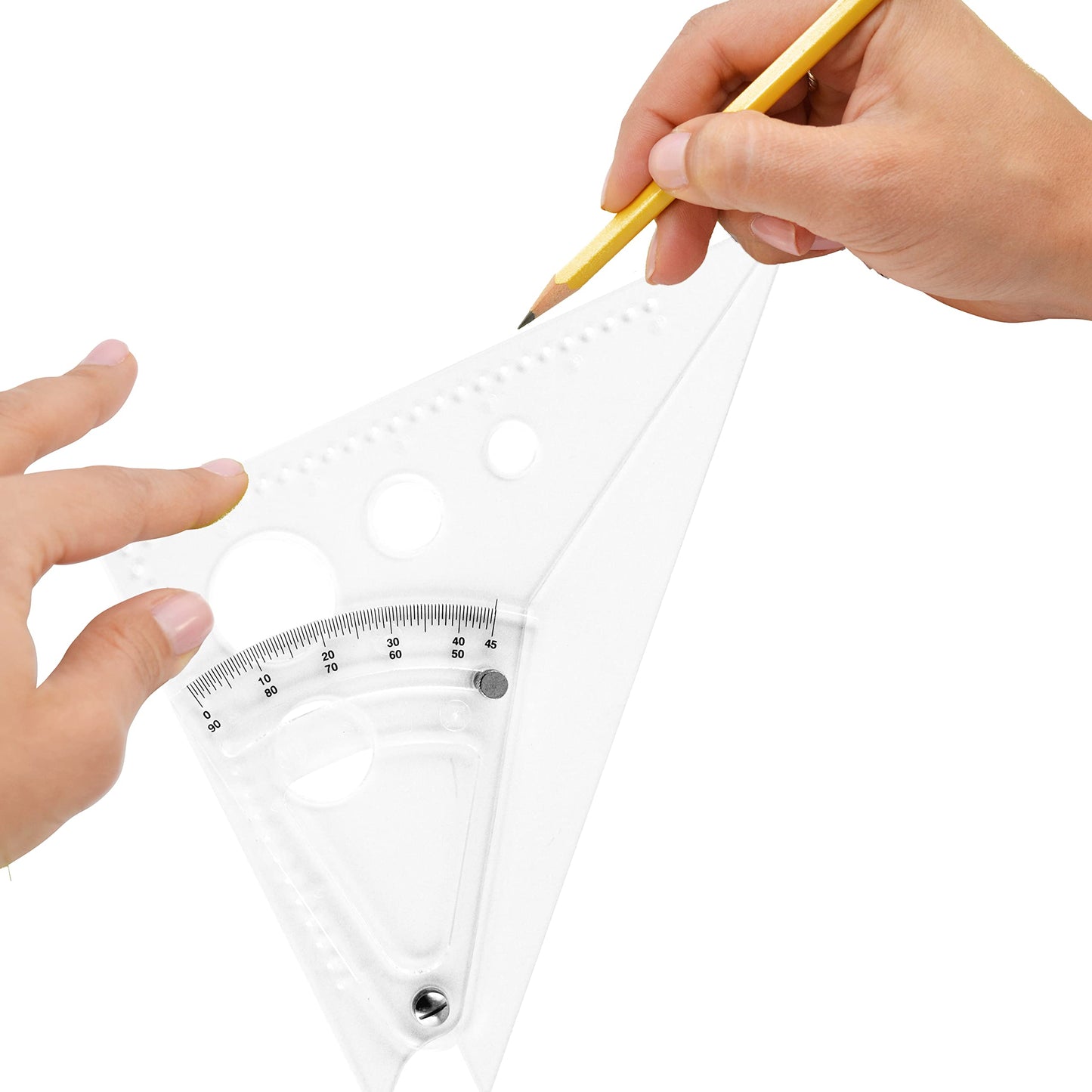 Westcott - Escala triangular ajustable de 8 pulgadas, at-8