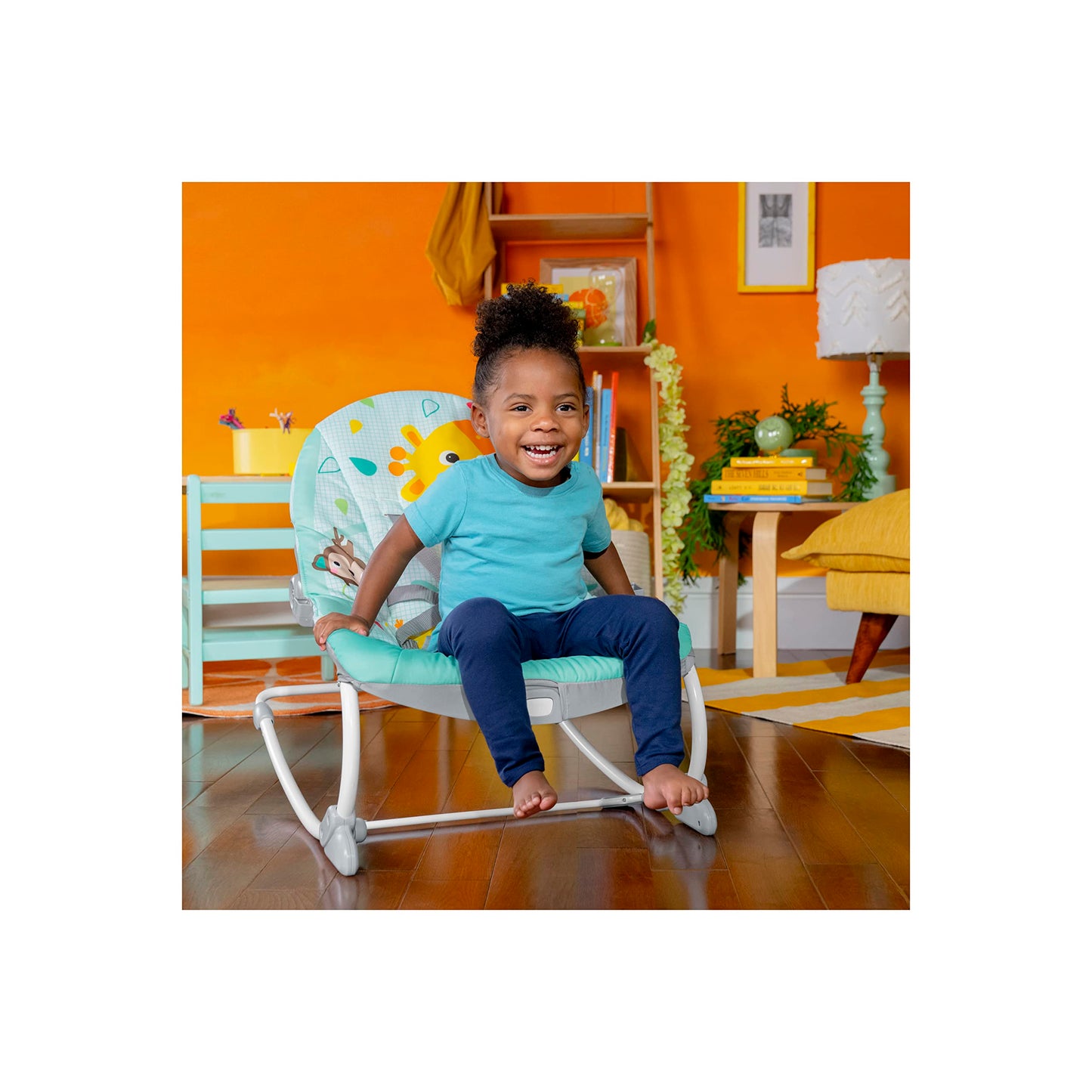 Bright Starts Silla Mecedora y Asiento Plegable para Bebés