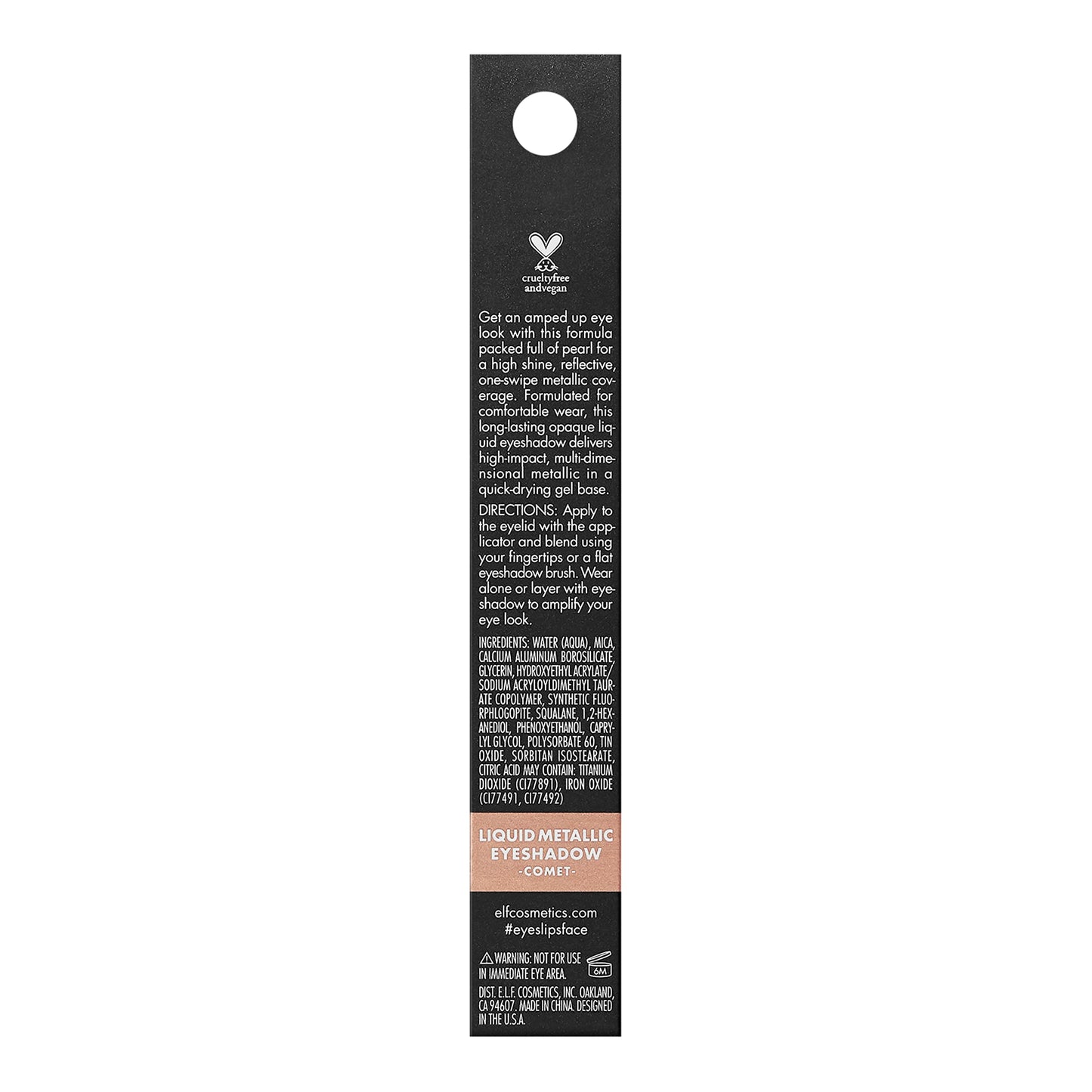 e.l.f Liquid Metallic Eyeshadows, Comet