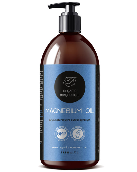 e de magnesio Ultra Pur – 1000 ml | 100% natural puro Zechstein Aceite de Zechstein de Organic Magnesium | Perfecto para deporte y relajación muscular | Aceite líquido concentrado