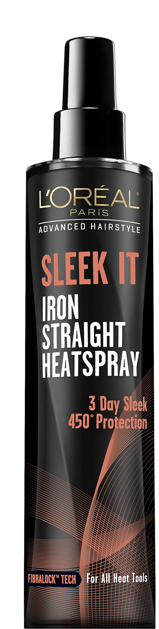 L'Oréal Paris peinado avanzado, SLEEK IT Iron Straight Heatspray, 5.7 fl. oz.