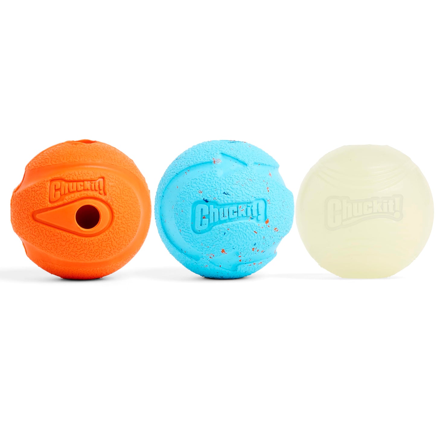 Chuckit! Fetch Medley - Pelotas de Golf (3 Unidades), Multicolor, Medium, 2.5-Inch, 3-Pack