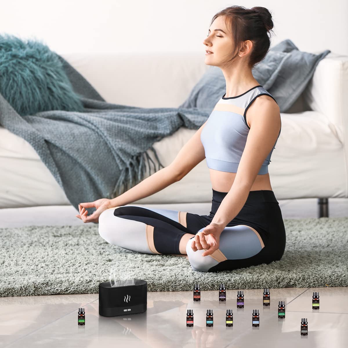 Aceites Esenciales VIDA4U 12 Piezas Naturales para Difusores y Humidificadores